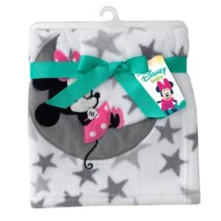 Minnie Mouse Baby Blanket -Lambs & Ivy minnie mouse blanket pkg w