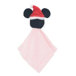 Minnie Mouse Christmas Security Blanket/Lovey 10 Minnie Mouse Christmas Security Blanket/Lovey -Lambs & Ivy minnie holiday lovey back