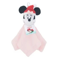 Minnie Mouse Christmas Security Blanket/Lovey 11 Minnie Mouse Christmas Security Blanket/Lovey -Lambs & Ivy minnie holiday lovey pkg
