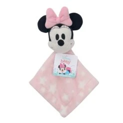 Minnie Mouse Pink Stars Security Blanket -Lambs & Ivy minnie star lovey pkg