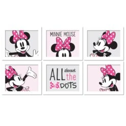 Minnie Mouse Unframed Wall Art -Lambs & Ivy minnie unframed 20art 3