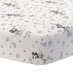 Moonlight Mickey Fitted Crib Sheet