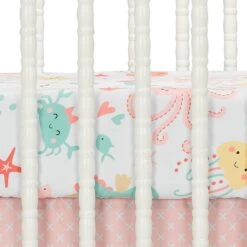 Ocean Mist 3-Piece Crib Bedding Set -Lambs & Ivy ocean mist sheet crib