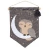 Owl Canvas Banner Wall Art -Lambs & Ivy owl banner