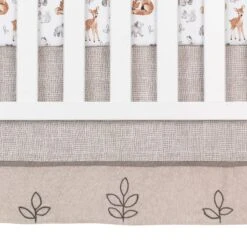 Painted Forest 4-Piece Crib Bedding Set -Lambs & Ivy painted 20forest crib 20skirt crib