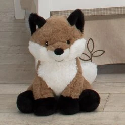 Painted Forest Plush Fox - Knox -Lambs & Ivy painted 20forest plush lifestyleedit