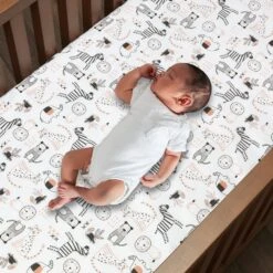 Patchwork Jungle 5-Piece Crib Bedding Set -Lambs & Ivy patchwork jungle sheet baby ad0f88cd 8acc 4fc5 80a3 dfc0bf345e99