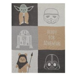 Star Wars The Force Patchwork Knit Blanket