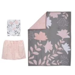 Petals 3-Piece Crib Bedding Set -Lambs & Ivy petals 3pc set