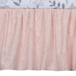Petals 3-Piece Crib Bedding Set -Lambs & Ivy petals crib skirt