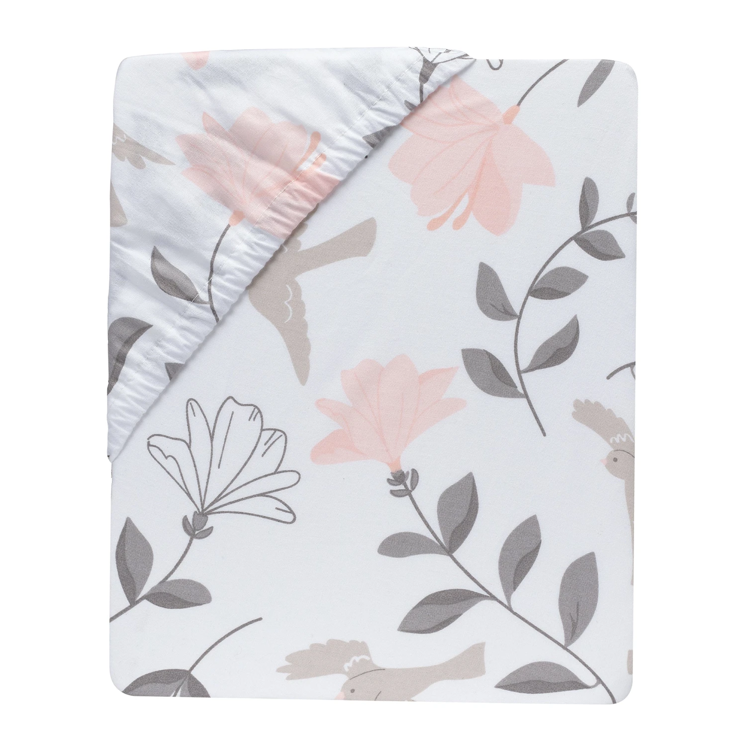 Petals Cotton Fitted Crib Sheet 8 Petals Cotton Fitted Crib Sheet - Image 6