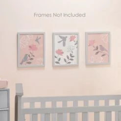 Petals Unframed Wall Art -Lambs & Ivy petals unframed wall art lifestyle