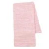 Signature Pink Knit Baby Blanket -Lambs & Ivy pink knit blanket fold