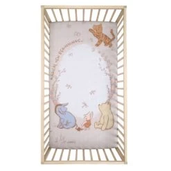 Pooh Bear & Pals 3-Piece Crib Bedding Set -Lambs & Ivy pooh bear and pals sheet overhead 0eae7a8f a3ec 4c34 9e2c 465ddcf11bf3