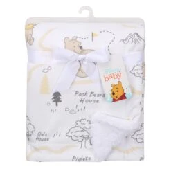 Pooh And The Hundred Acre Woods Baby Blanket -Lambs & Ivy pooh allover woods blanket pkg