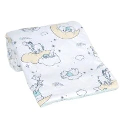 Winnie The Pooh Cozy Friends Baby Blanket -Lambs & Ivy pooh blanket roll cozy friends