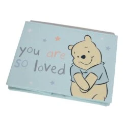 Winnie The Pooh Foldable Storage Basket -Lambs & Ivy pooh foldable storage flat
