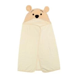 Winnie The Pooh Hooded Bath Towel -Lambs & Ivy pooh hooded towel folda