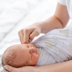 Winnie The Pooh Swaddle Blanket & Plush Gift Set -Lambs & Ivy pooh swaddle baby