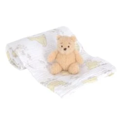 Winnie The Pooh Swaddle Blanket & Plush Gift Set