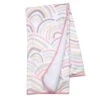 Signature Rainbow Minky Baby Blanket -Lambs & Ivy rainbow blanket fold