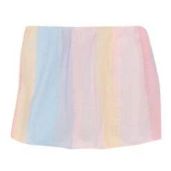 Rainbow Hearts 3-Piece Crib Bedding Set -Lambs & Ivy rainbow hearts crib skirt fold