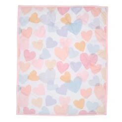 Rainbow Hearts 3-Piece Crib Bedding Set -Lambs & Ivy rainbow hearts quilt