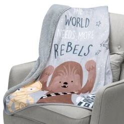 Star Wars Rebels Baby Blanket -Lambs & Ivy rebels blanket lifestyle