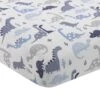 Roar Fitted Crib Sheet -Lambs & Ivy roar sheet