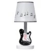 Rock Star Lamp With Shade & Bulb -Lambs & Ivy rock star lamp b