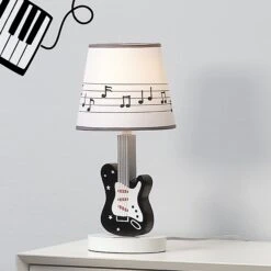 Rock Star Lamp With Shade & Bulb 14 Rock Star Lamp With Shade & Bulb -Lambs & Ivy rock star lamp lifestyle