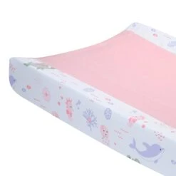 Sea Dreams Changing Pad Cover -Lambs & Ivy sea dreams cpc detail