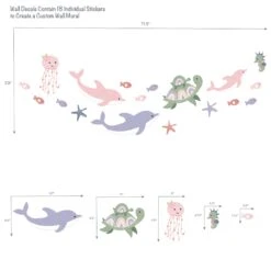 Sea Dreams Wall Decals -Lambs & Ivy sea dreams wall decal callouts
