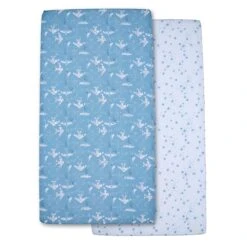Airplane/Stars 2-Pack Fited Crib Sheet Set 19 Airplane/Stars 2-Pack Fited Crib Sheet Set -Lambs & Ivy sheet set airplane full