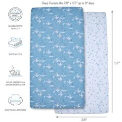 Lambs & Ivy -Lambs & Ivy sheet set airplane full callout