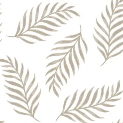 Signature Leaf Print Organic Cotton Fitted Crib Sheet -Lambs & Ivy signature leaf swatch full