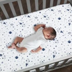 Sky Rocket 5-Piece Crib Bedding Set -Lambs & Ivy sky rocket sheeta baby