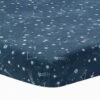 Sky Rocket Cotton Fitted Crib Sheet