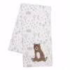 Sleepytime Bear Baby Blanket -Lambs & Ivy sleepytime bear blanket fold