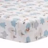 Sleepytime Bear Fitted Crib Sheet -Lambs & Ivy sleepytime bear sheet