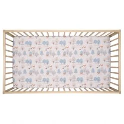 Sleepytime Bear Fitted Crib Sheet -Lambs & Ivy sleepytime bear sheet crib