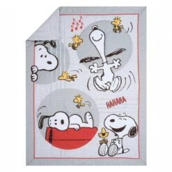 Snoopy Love 4-Piece Toddler Bedding Set -Lambs & Ivy snoopy love toddler quilt fold