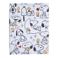 Snoopy Love 4-Piece Toddler Bedding Set -Lambs & Ivy snoopy love toddler top sheet fold