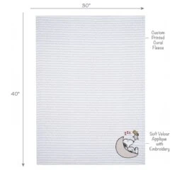 Snoopy Love Baby Blanket -Lambs & Ivy snoopy love blanket callout