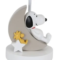 Snoopy Love Lamp With Shade & Bulb -Lambs & Ivy snoopy love lamp detail