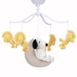 Snoopy Love Musical Baby Crib Mobile