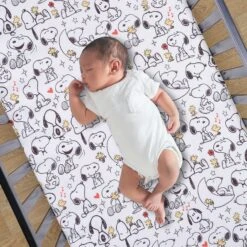 Snoopy Love 3-Piece Crib Bedding Set -Lambs & Ivy snoopy love sheet baby 0b66edd1 50a8 4205 b7c2 583dc0f652d9