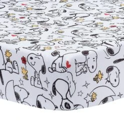 Snoopy Love 3-Piece Crib Bedding Set -Lambs & Ivy snoopy love sheet e29cdabc bbcb 442c 81f1 006984ac7b94