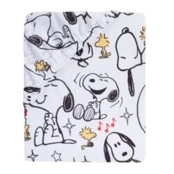 Snoopy Love 3-Piece Crib Bedding Set -Lambs & Ivy snoopy love sheet fold cf1accd6 bc8f 4ae8 aae5 7a66cc0c13fa