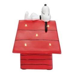 Snoopy Table Top LED Lamp -Lambs & Ivy snoopy love table top light on b